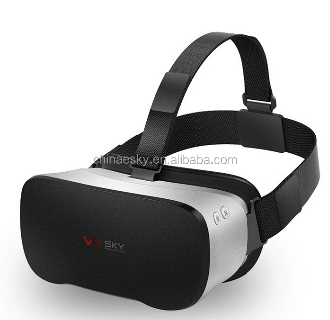 VR мобильный Все-в-одном 3D очки VR Sky CX-V3 гарнитура с 1080P 5,5 "ЖК-экраном VR Sky 3D очки