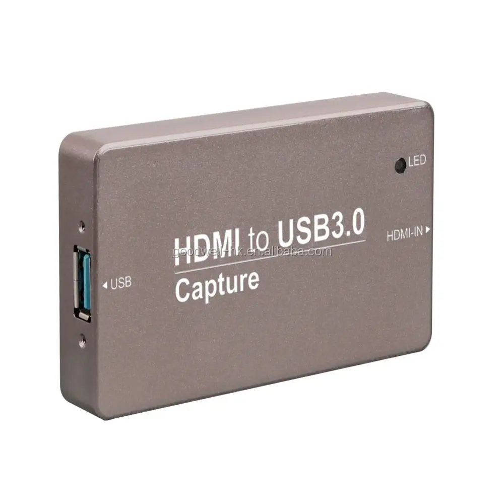 Trued plug and play device USB 3.0 HD Video Capture Card Metal Case