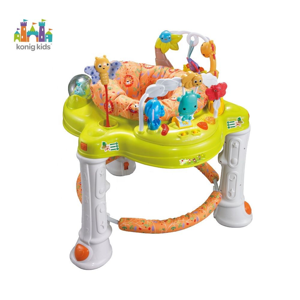 Konig дети новая модель игрушки активность Музыка огни Push Baby Walker