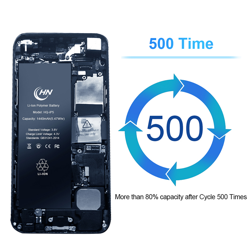 Фабрика OEM gb t18287 оригинальный чистый кобальтовый аккумулятор для iphone 5 5G