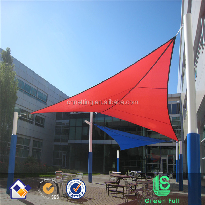 100% HDPE солнцезащитный парус/полиэтиленовый теневой парус/наружная садовая Солнцезащитная сеть (производитель и экспортер)