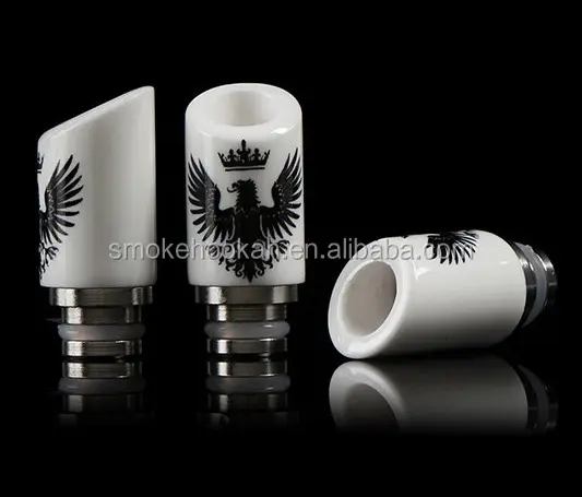 The most popular and fashion Eagle ceramic drip tip/ wide bore drip tip in stock