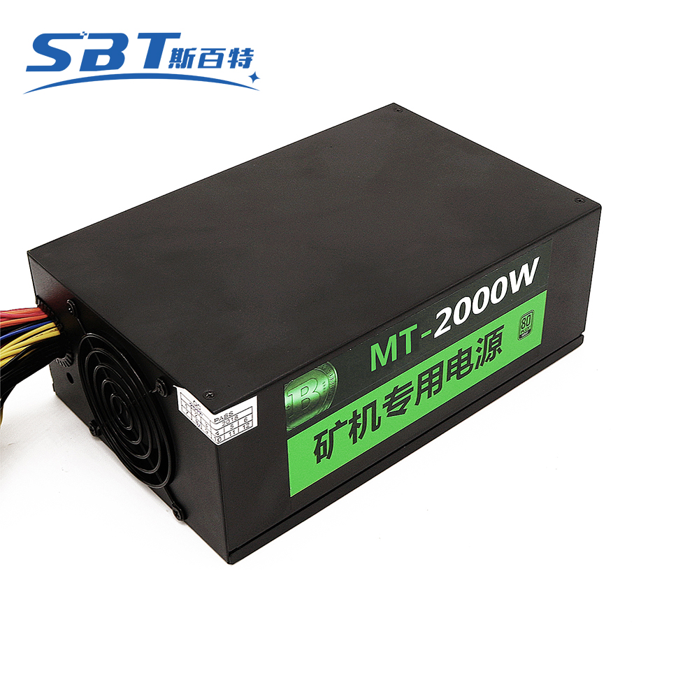 90 Плюс золото блок питания ATX 2000 Вт добыча электропитания PSU для Eth эфириума Mining Machine180-260V