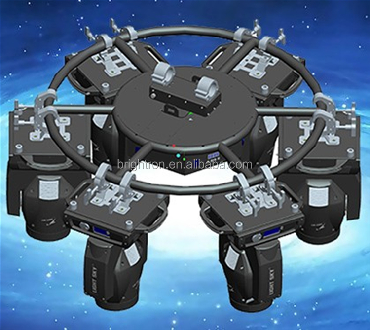 6061 aluminium spining DMX512 mini rotary circle truss for hanging moving head light