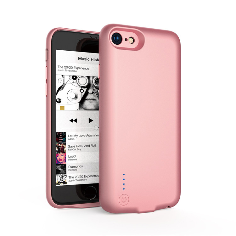 Перезаряжаемый мощный чехол для iPhone 7, умный чехол с аккумулятором, тонкий защитный чехол для телефона iPhone 8
