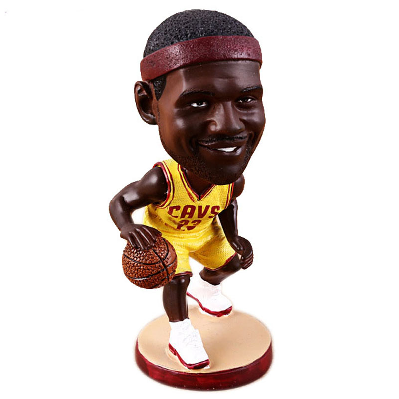 Пользовательский полимерный говорящий баскетбольный плеер Bobblehead