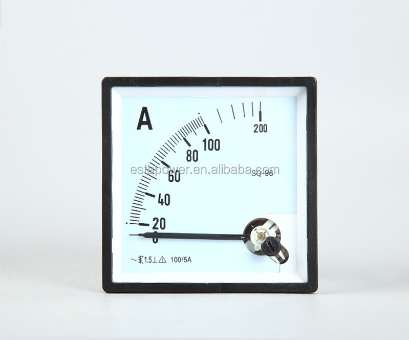 high precision current meter 96*96 SQ96 pointer type current meter 100/5A