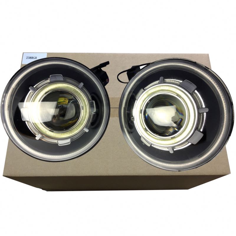 Lantsun 7 дюймов светодиодные фары для jeep wrangler с DRL/jeep фары