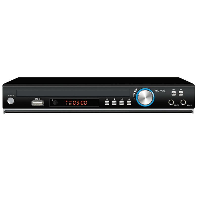 Портативный dvd-плеер MPEG4 с двумя микрофонами и USB-входом