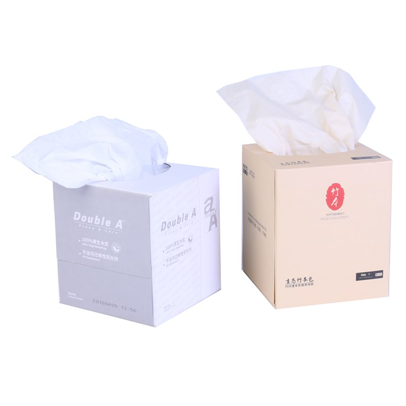 Мягкая белая коробка, лицевая бумага, натуральная 2ply туалетная бумага, Джамбо рулон, девственница, сердцевина древесной массы