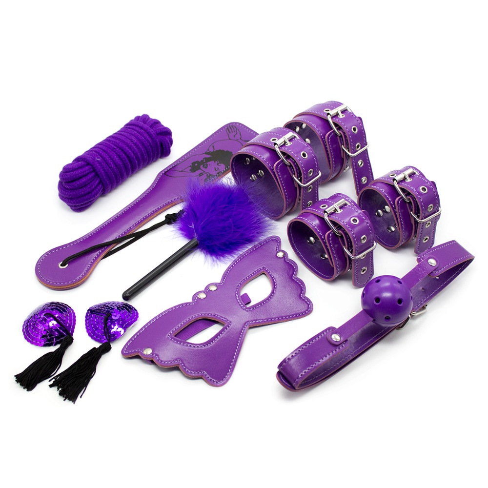 8-piece BDSM наборы для пары секс life tools, связывание связывание