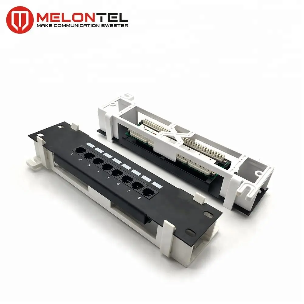 MT-4005-B заводская цена на 8 портов Krone IDC RJ45 сети патч-панели бытовой патч-панель с рамкой
