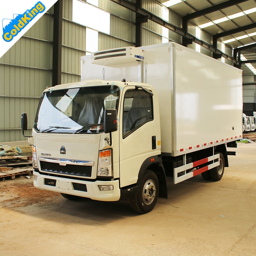 ColdKing -25C 4,3 м кузов рефрижераторного грузовика Sino-Ttruck RHD, шасси для грузовика с правым приводом, Thermo Master, грузовик-холодильник howo