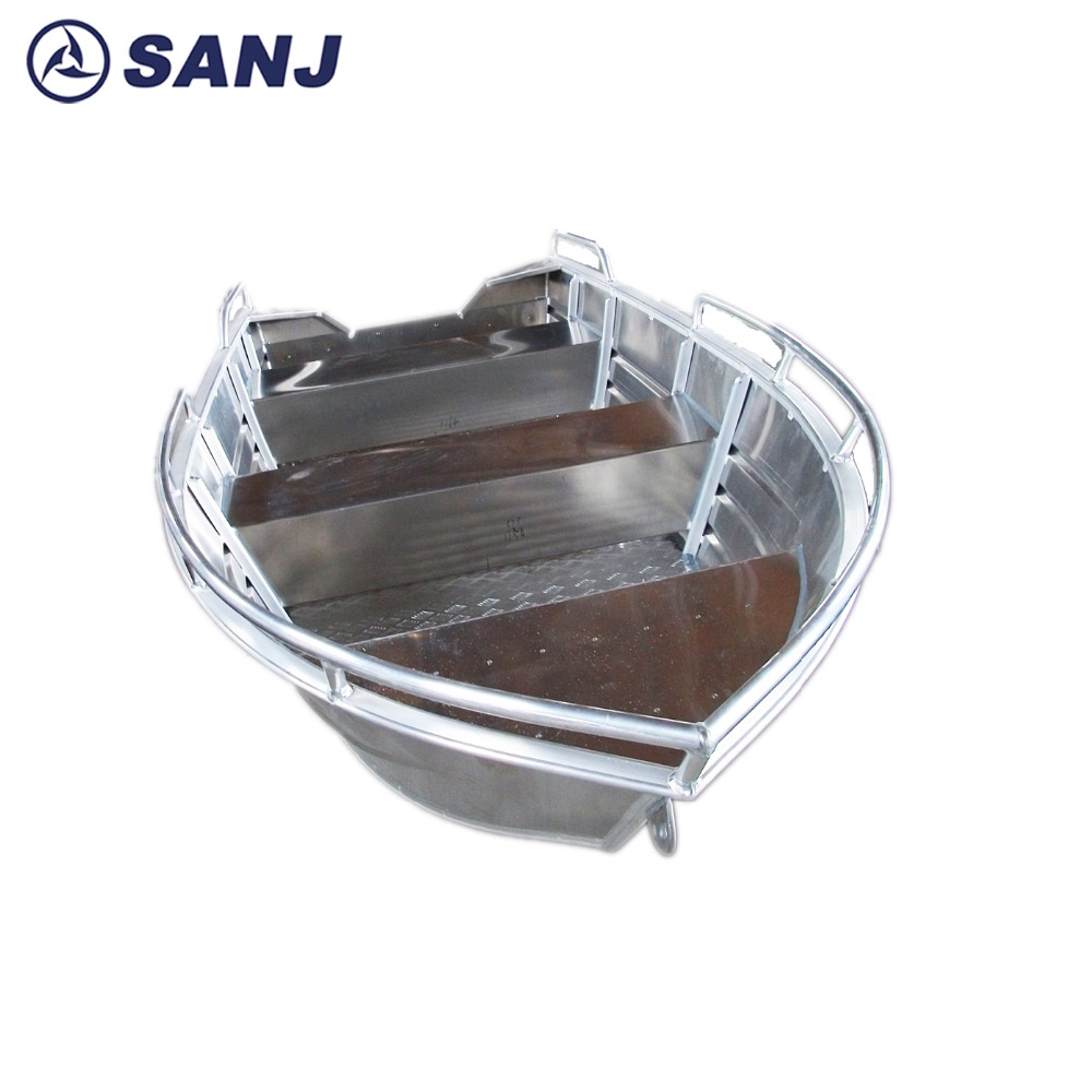 SANJ 10 футов 12 футов 14 футов алюминиевая рыболовная лодка высокого качества
