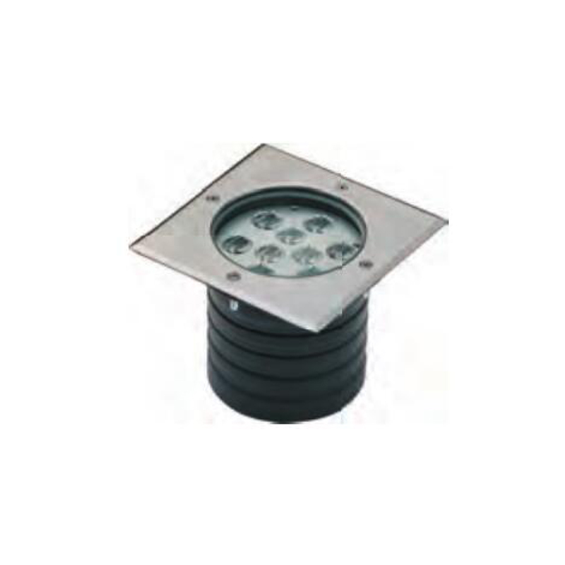 Квадратный rgb dmx 16 Вт ip67 водонепроницаемый наружный напольный встраиваемый бетонный светильник