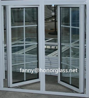 современный дом самый популярный pvc-окно с flyscreen type