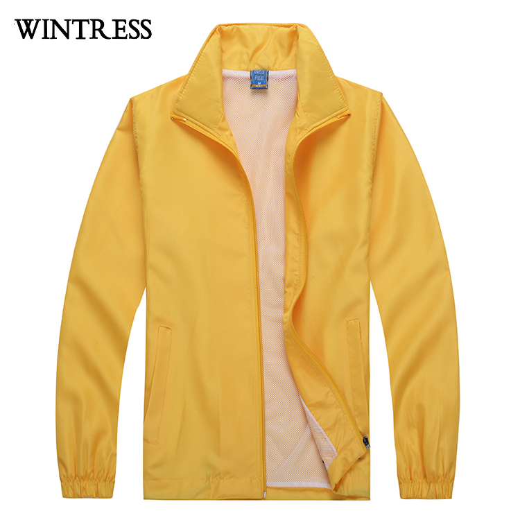Wintress, нейлоновая ткань для ветровок, ветровка с капюшоном, куртки, простая футболка с капюшоном