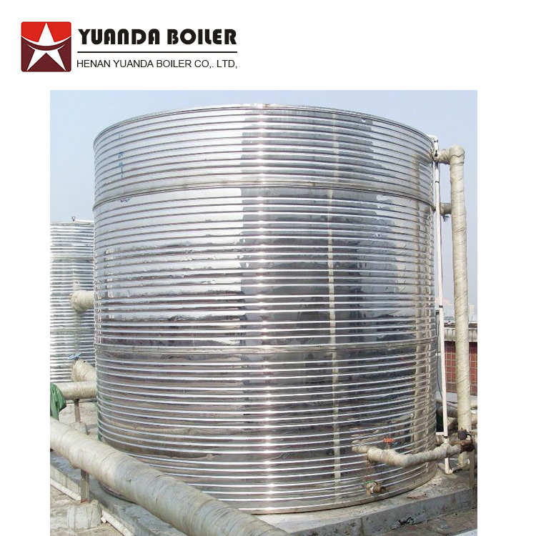 Stainless steel hot water tank