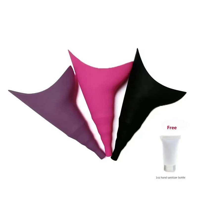 Wholesale Foolproof Standing Up Pee Urinal Women Pee Funnel for Travel and Outdoor Silicone Female Urinals