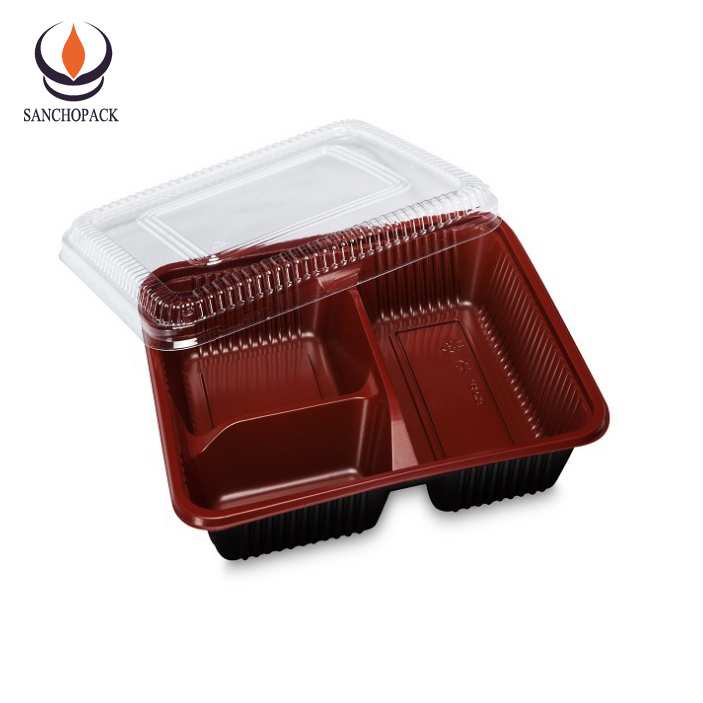 Одноразовая Вакуумная формовка HDPE пластиковый лоток для продуктов питания