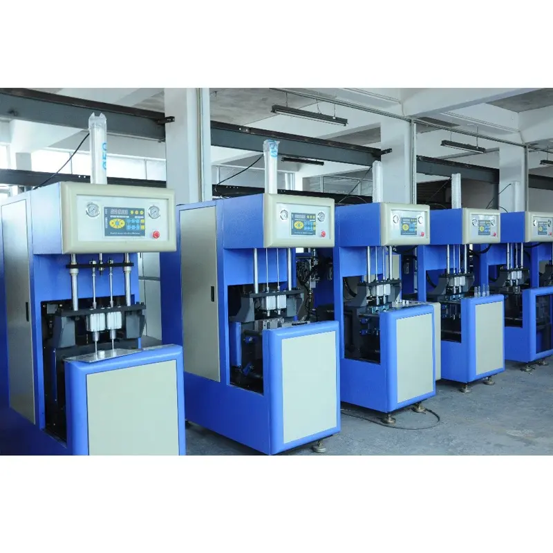 plastic bottle blow molding machine/semi-auto blowing equipment price in zhangjiagang city/blow machine pet