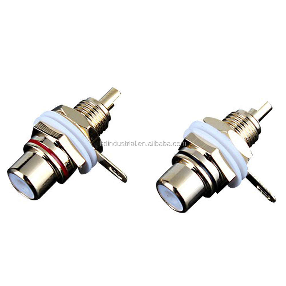 OEM Banana Plug аудио шасси крепление RCA Plug Женский переборка припой разъем