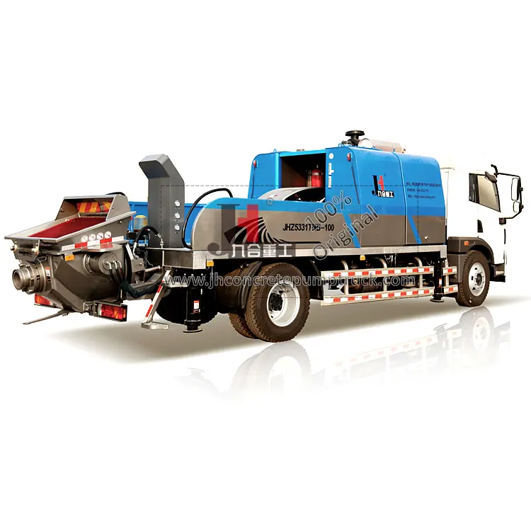 China New HBC100 truck mounted concrete line pump for sale