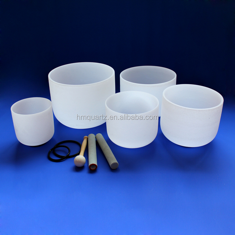 Frosted Crystal Singing Bowls Sets