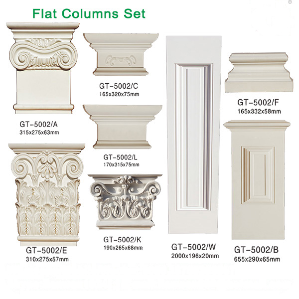 Полиуретановый плоский столбик Pilaster