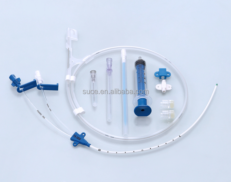 Disposable single/double/triple/quad lumen central Venous Catheter Kit with manufacturer price