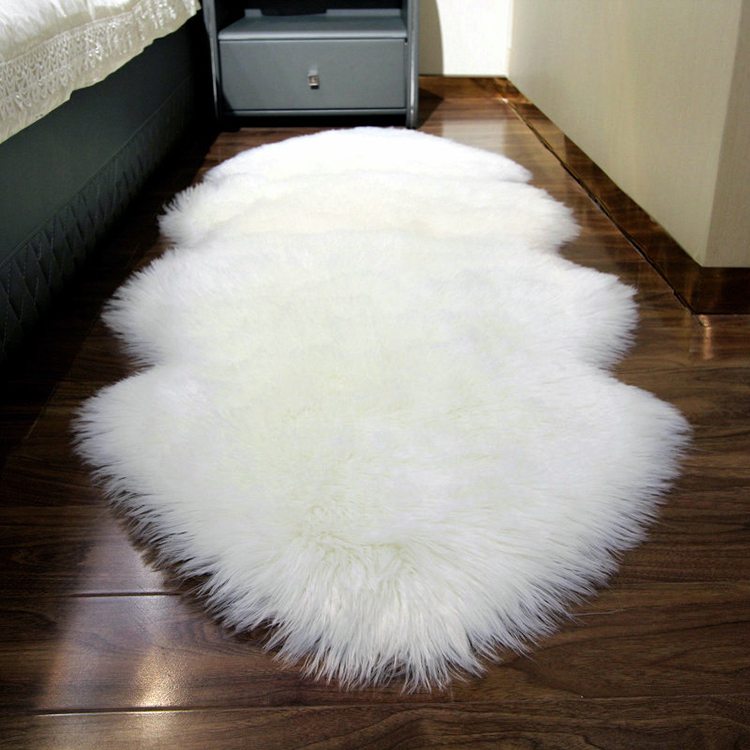 long hair pile acrylic polyester synthetic imitation sheepskin carpets, fake fur artificial throw blankets, faux fur area rugs
