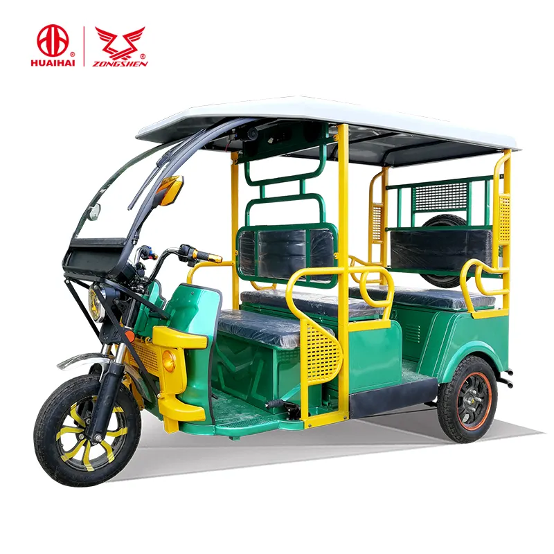 Factory Price Utility Vehicle Electric 3 Wheel E-Rickshaw Passenger Taxi Tricycle