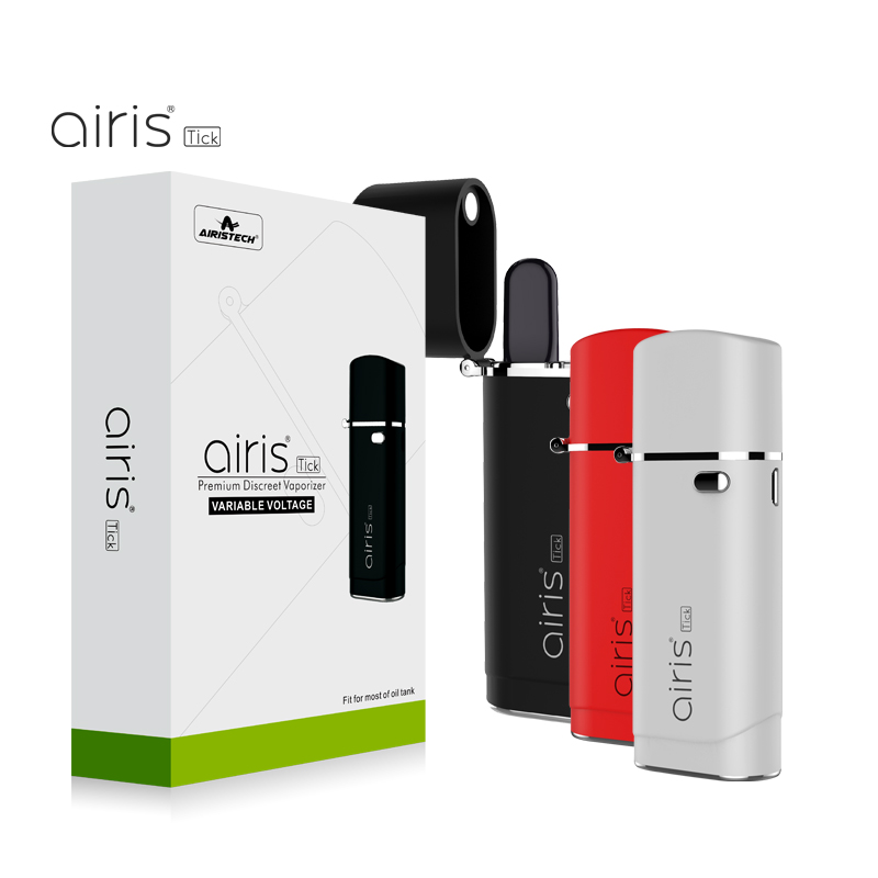 Доставка DHL, комплект для электронной сигареты Airis Tick Mod с переменным напряжением 650 мАч, микро-резьбой 510, батарея для электронной сигареты