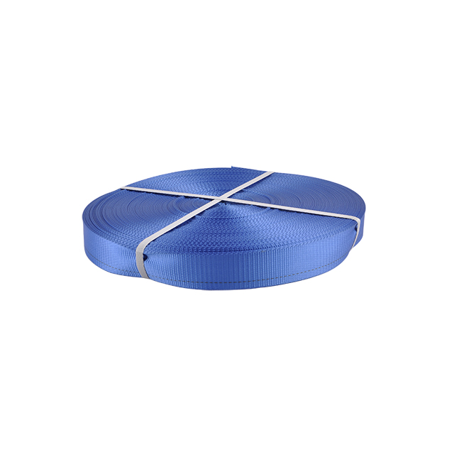 2mm Thickness Polyester 50mm*300ft Blue Cargo Lashing Strap Webbing