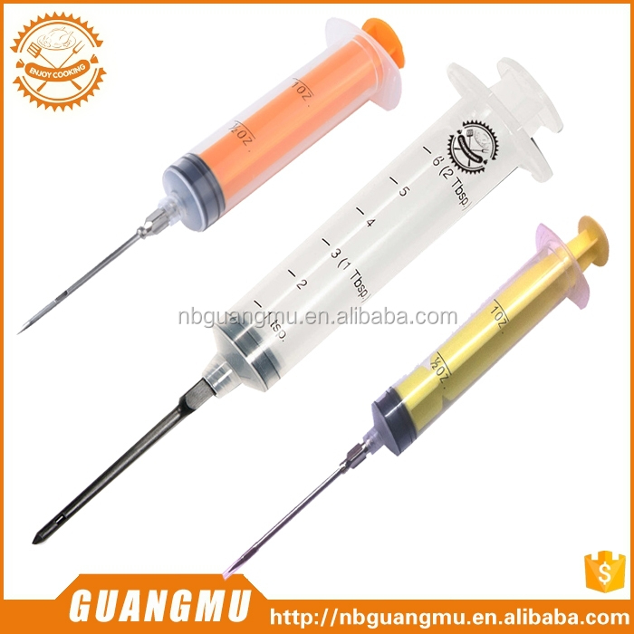 New Flavor Marinade Meat Injector for Chicken Turkey Fish Juice Spices Syringe