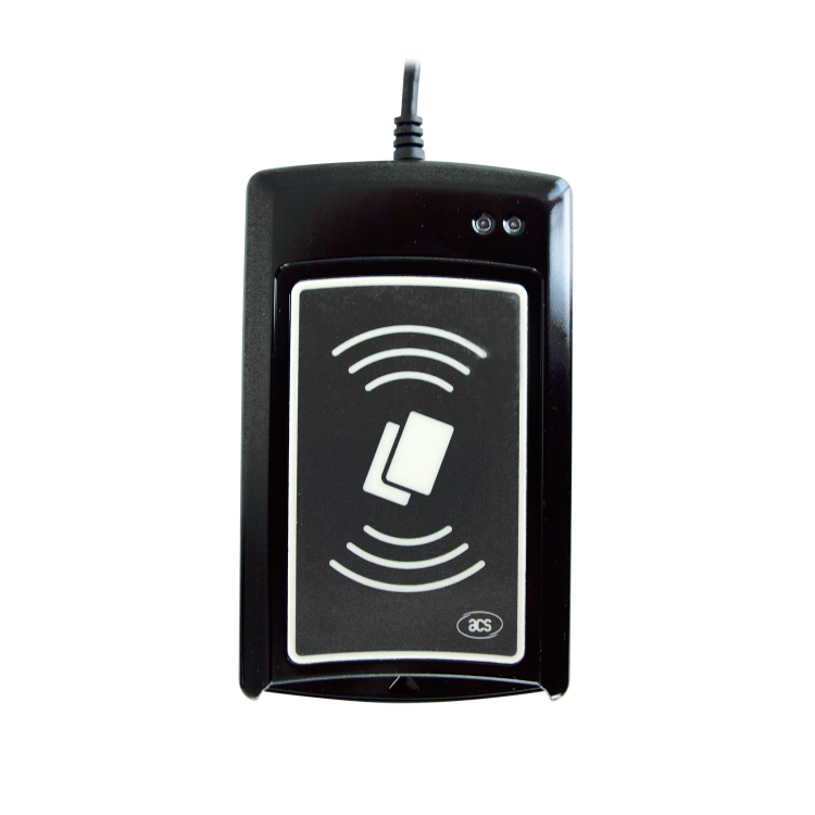 Высокобезопасный двойной интерфейс ПК SC совместимый USB Смарт-кардридер ACR1281UC1