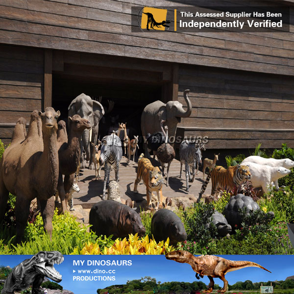 MY Dino-N961 Fox animal vivid statue animatronic model