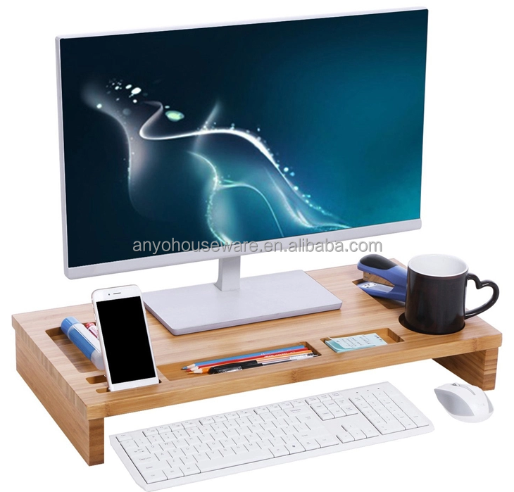 Bamboo Laptop Computer PC Desk Stand multipurpose bamboo table