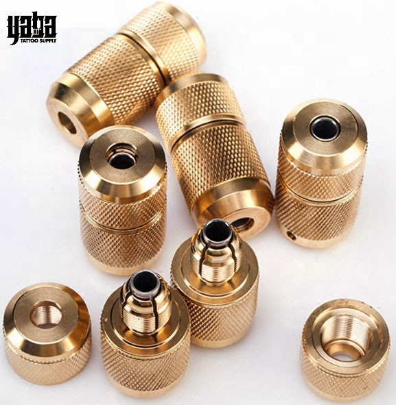 YaBa 25mm Self-locking Copper Tattoo Machine Handle Tattoo Grip Tube