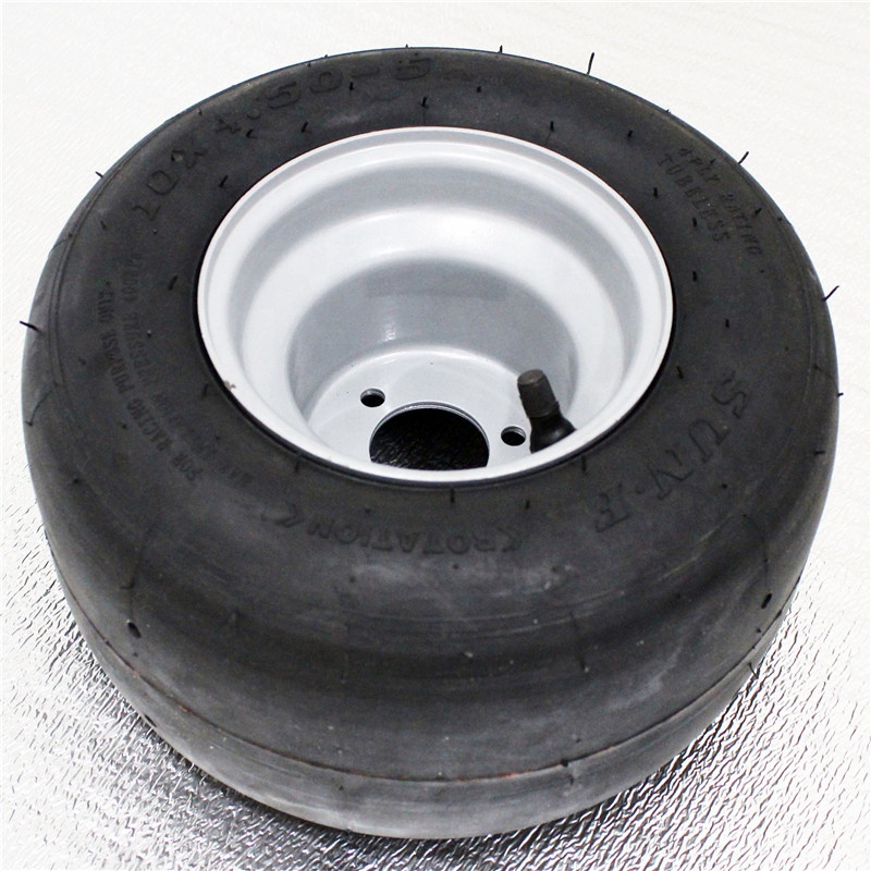 10X4.50-5 Go Kart Wheel с железным ободом серого цвета