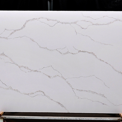 New china products white carrara marble slab quartz stone