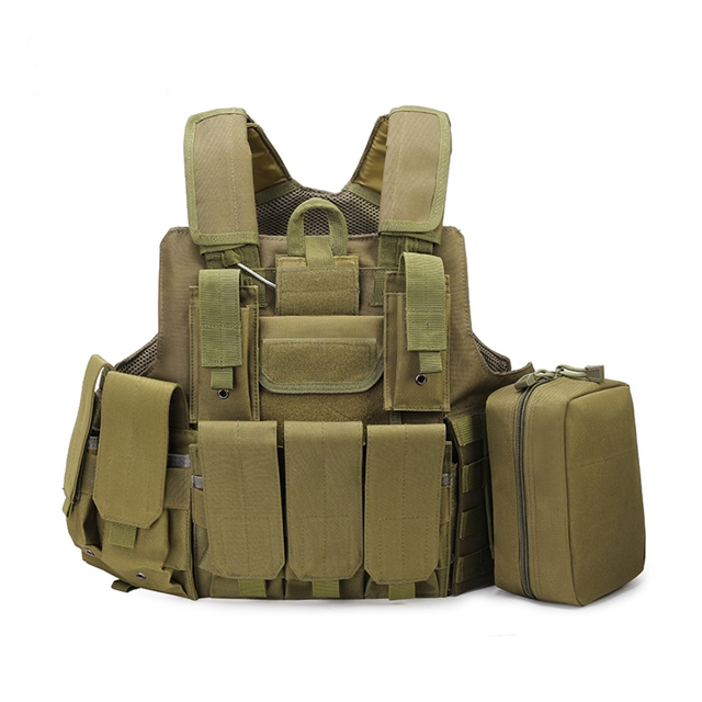 Tactical Vest, Ghost Anti-war Vest Combat Suit Camouflage Wire Vest Eight-Piece