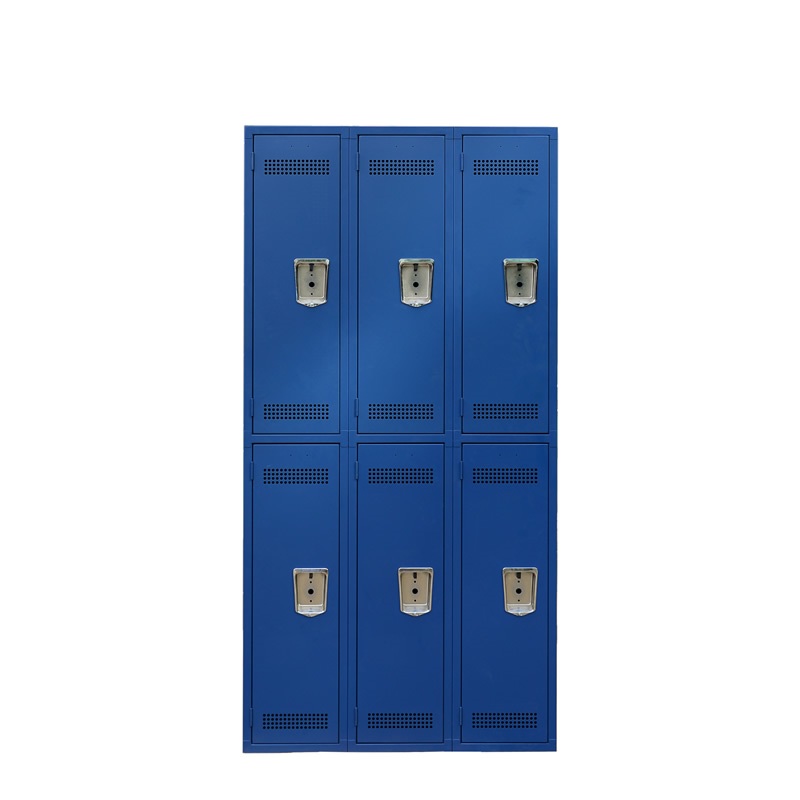 School Furniture School Bag Storage Cabinet Steel Locker Recessed Finger Lift Latch