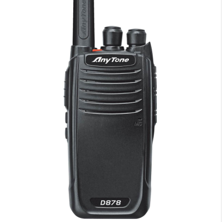 Anytone AT-D878 с одной полоской DMR портативная приёмопередаточная радиоустановка с GPS цифровой иди и болтай walkie talkie
