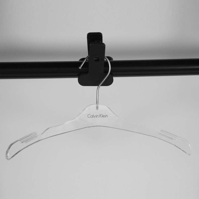 clear acrylic clothes rack perspex coat hanger / hook