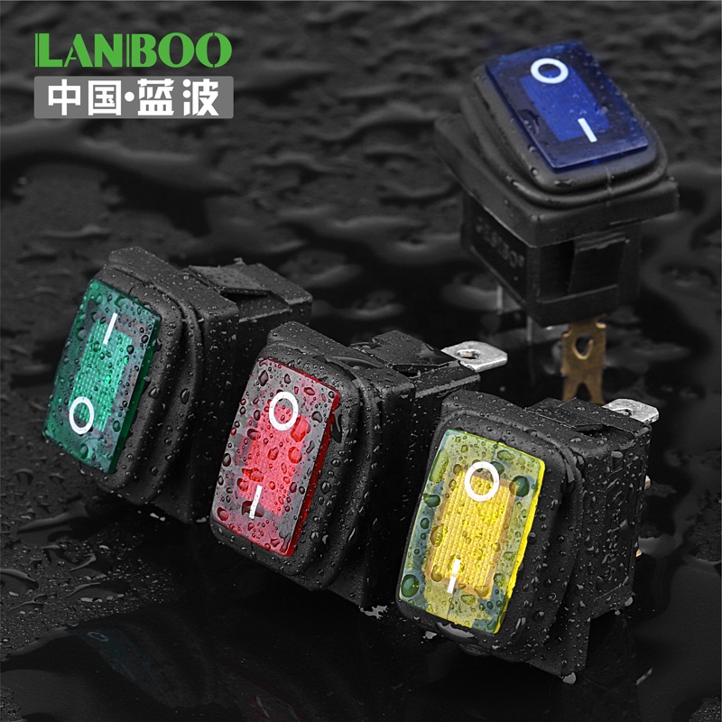 Lanboo Лидер продаж 16a 250vac водонепроницаемый кулисный переключатель