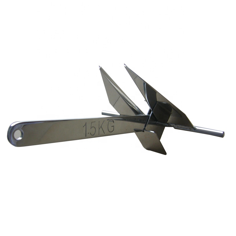 Stainless steel delta wing boat anchor customized fabrication services