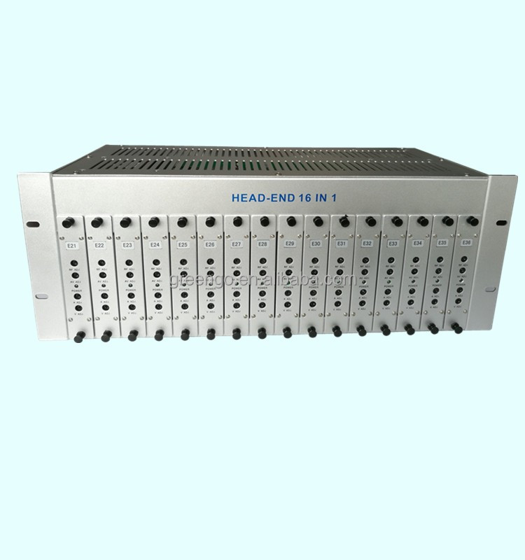 GG-16M Фиксированный Канал CATV headend RF модулятор 16 каналов 16 в 1 модулятор
