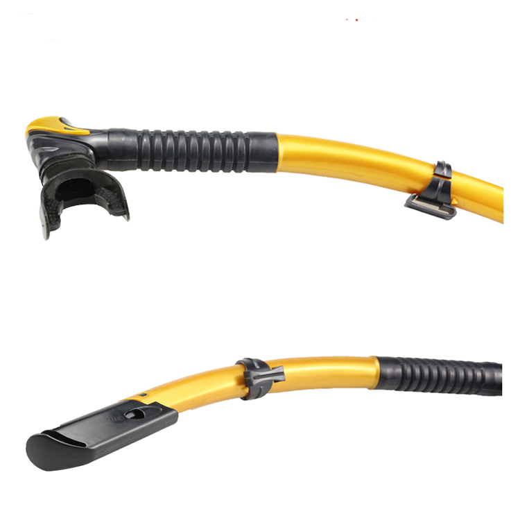 Wholesale durable fashion adult semi-dry diving snoekel Breathing snorkel Half dry breathing tube snorkel
