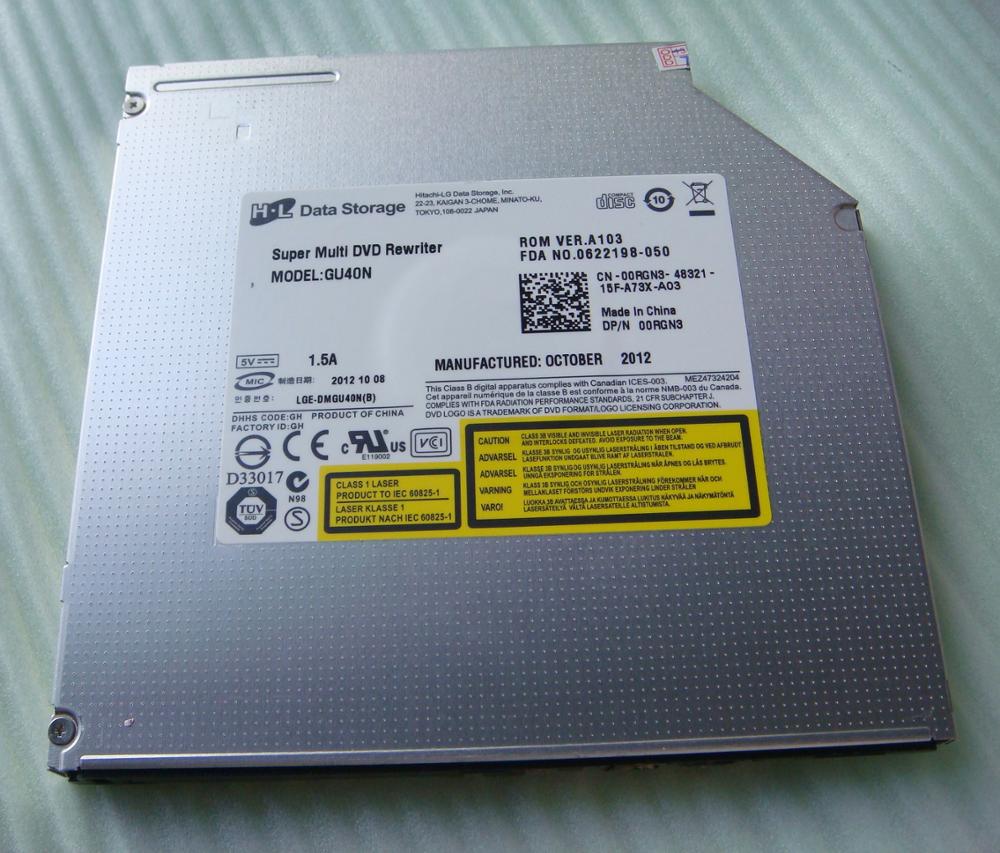 9,5 мм Super Multi DVD Rewriter для Dell GU40N 0RGN3